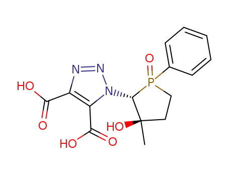 3-hydroxy-2-(4,5-dicarboxyl-1H-1,2,3-triazol-1-yl)-3-methyl-1-phenylphospholane-1-oxide