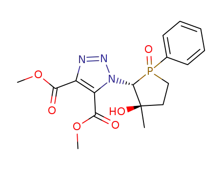 3-hydroxy-2-(4,5-dimethoxycarbonyl-1H-1,2,3-triazol-1-yl)-3-methyl-1-phenylphospholane-1-oxide