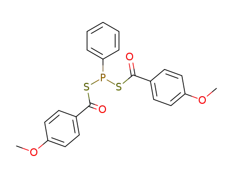 bis(4-methoxybenzoylthio)phenylphosphine