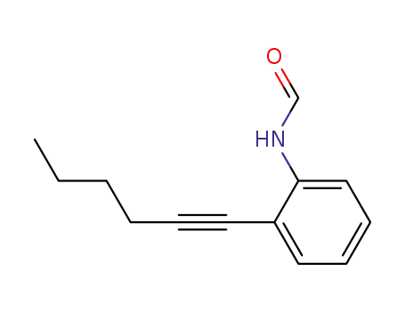 N-(2-(hex-1-yn-1-yl)phenyl)formamide
