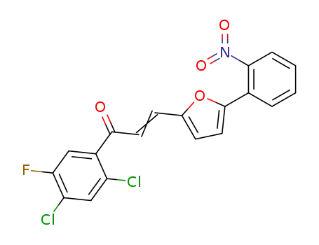 (E)-1-(2,4-Dichloro-5-fluoro-phenyl)-3-[5-(2-nitro-phenyl)-furan-2-yl]-propenone