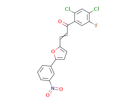 (E)-1-(2,4-Dichloro-5-fluoro-phenyl)-3-[5-(3-nitro-phenyl)-furan-2-yl]-propenone