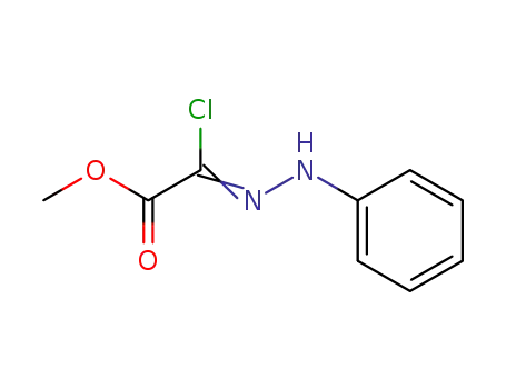 Molecular Structure of 58131-64-9 (METHYL 2-CHLORO-2-N''-(PHENYL)HYDRAZINO ACETATE)