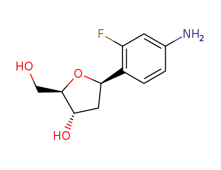 3-fluoro-4-[1-(2-deoxy-β-D-ribofuranosyl)]aniline
