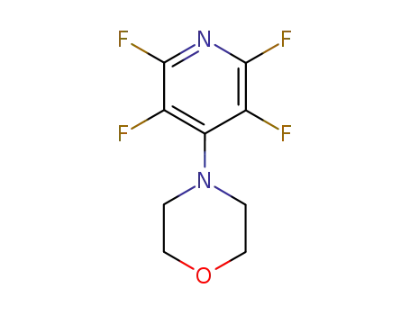 Molecular Structure of 185742-33-0 (Morpholine, 4-(2,3,5,6-tetrafluoro-4-pyridinyl)-)