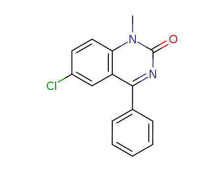 2(1H)-Quinazolinone, 6-chloro-1-methyl-4-phenyl-