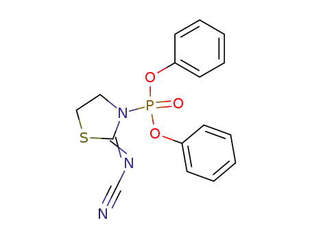 3-(diphenylphosphono)-2-(N-cyanoimino)thiazolidine