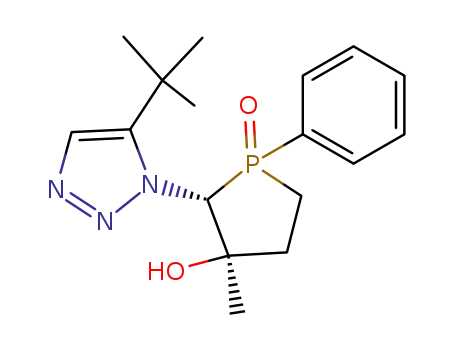 3-hydroxy-2-(5-t-butyl-1H-1,2,3-triazol-1-yl)-3-methyl-1-phenylphospholane-1-oxide