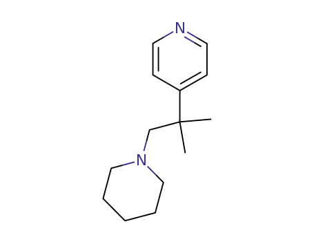 1-[2-methyl-2-(4-pyridinyl)propyl]piperidine