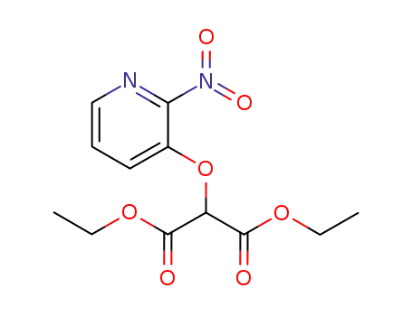 Molecular Structure of 499787-33-6 (Propanedioic acid, [(2-nitro-3-pyridinyl)oxy]-, diethyl ester)