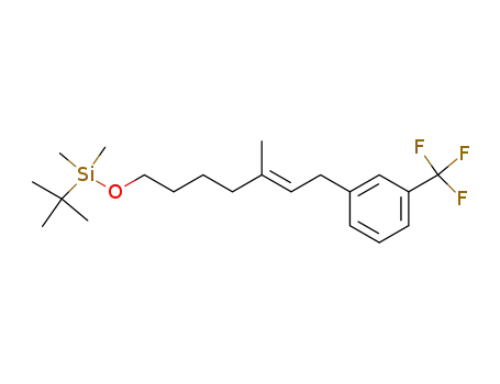 tert-butyl(dimethyl)({(E)-5-methyl-7-[3-(trifluoromethyl)phenyl]hept-5-enyl}oxy)silane