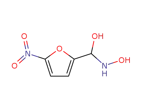 Molecular Structure of 499979-42-9 (2-Furanmethanol, a-(hydroxyamino)-5-nitro-)