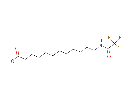 Molecular Structure of 124051-56-5 (Dodecanoic acid, 12-[(trifluoroacetyl)amino]-)