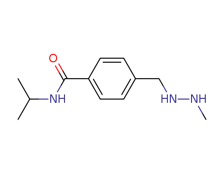 Molecular Structure of 671-16-9 (N-(1-Methylethyl)-4-((2-methylhydrazino)methyl)benzamide)