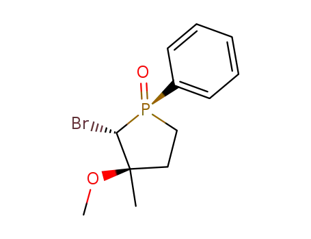 (+/-)-erythro-1-phenyl-2-bromo-3-methoxy-3-methylphospholane 1-oxide