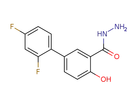 2',4'-difluoro-4-hydroxybiphenyl-3-carboxylic acid hydrazide
