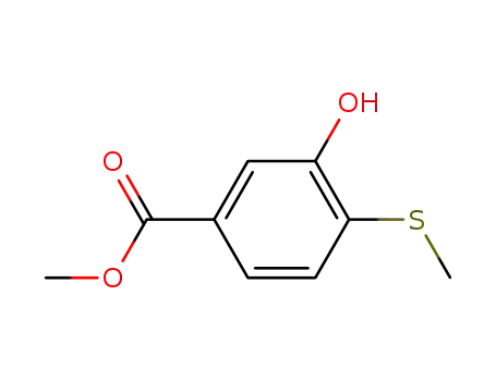 Benzoic acid, 3-hydroxy-4-(methylthio)-, methyl ester