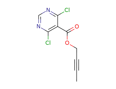 4,6-dichloro-pyrimidine-5-carboxylic acid but-2-ynyl ester