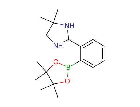 4,4-dimethyl-2-[2-(4,4,5,5-tetramethyl-1,3,2-dioxaborolan-2-yl)phenyl]imidazolidine