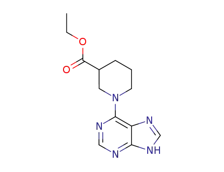 ethyl 1-(9H-purin-6-yl)piperidine-3-carboxylate