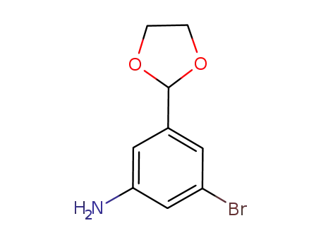 3-bromo-5-(1,3-dioxolan-2-yl)aniline