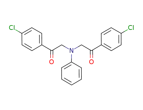 Molecular Structure of 932022-91-8 (1-(4-CHLORO-PHENYL)-2-([2-(4-CHLORO-PHENYL)-2-OXO-ETHYL]-PHENYL-AMINO)-ETHANONE)