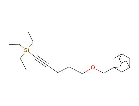 [5-(adamantan-1-yl-methoxy)-pent-1-ynyl]-triethylsilane
