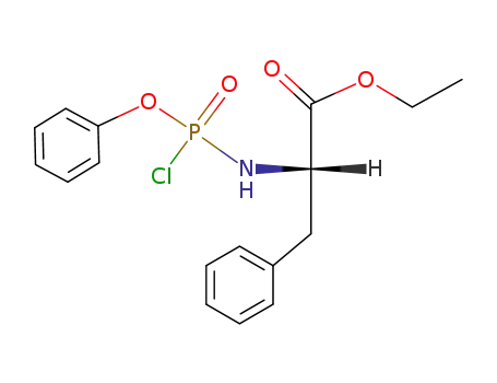 (2S)-ethyl 2-(((RS)-chloro(phenoxy)phosphoryl)amino)-3-phenylpropanoate