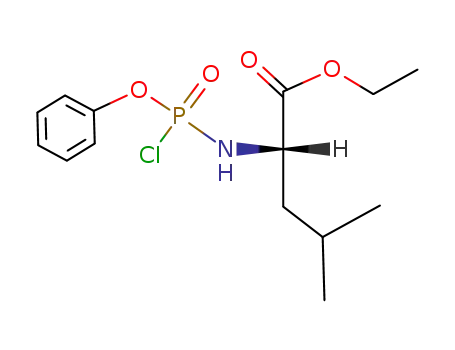 phenyl (ethyloxy-L-leucinyl)phosphorochloridate