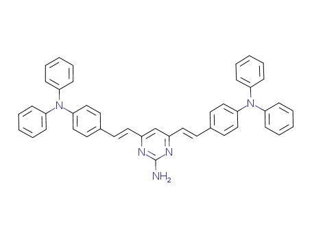 2-amino-4,6-bis[(4-N,N-diphenylamino)styryl]pyrimidine