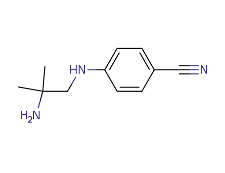 4-((2-amino-2-methylpropyl)amino)benzonitrile
