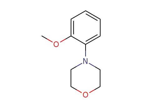 Molecular Structure of 27347-13-3 (4-(2-methoxyphenyl)morpholine)