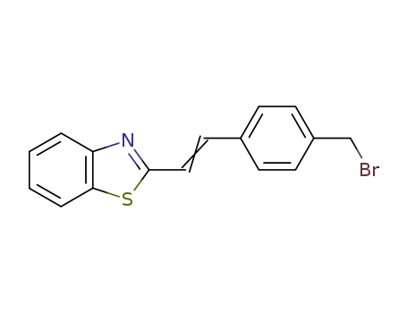 2-<2-<4-(bromomethyl)phenyl>ethenyl>-1,3-benzothiazole