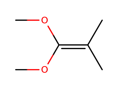 Molecular Structure of 5634-54-8 (1-Propene, 1,1-dimethoxy-2-methyl-)