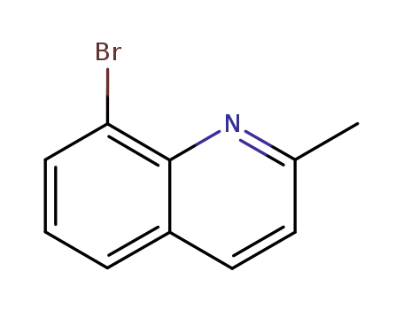 Molecular Structure of 61047-43-6 (8-BROMO-2-METHYL-QUINOLINE)