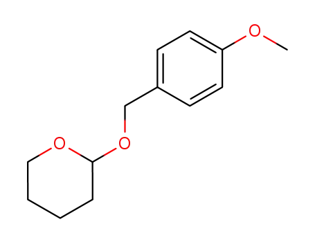 Molecular Structure of 18494-82-1 (2H-Pyran, tetrahydro-2-[(4-methoxyphenyl)methoxy]-)
