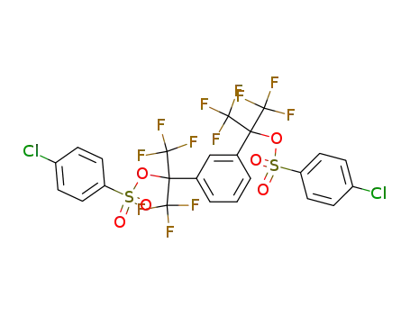 1,3-bis-[1-(4-chlorobenzenesulfonyloxy)-2,2,2-trifluoro-1-trifluoromethylethyl]-benzene