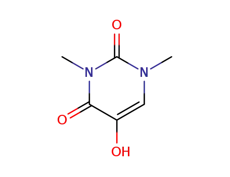 Molecular Structure of 20406-86-4 (5-hydroxy-1,3-dimethylpyrimidine-2,4(1H,3H)-dione)