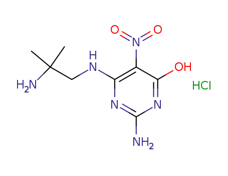 2-Amino-6-(2-amino-2-methylpropylamino)-4-hydroxy-5-nitropyrimidine monohydrochloride