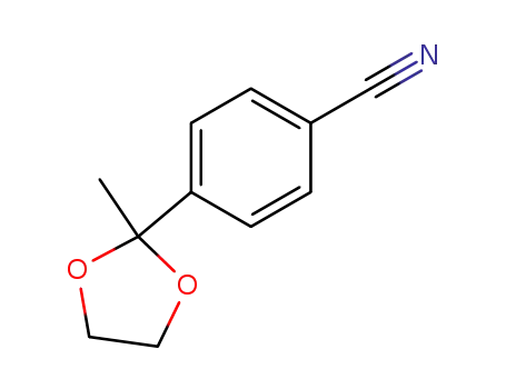 4-(2-methyl-[1,3]dioxolan-2-yl)benzonitrile