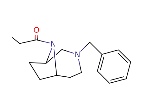 (+/-)-1-[9-benzyl-3,9-diazabicyclo[4.2.1]non-9-yl]-propane-1-one