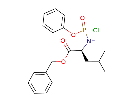 phenyl-(benzoxy-L-leucinyl)-phosphorochloridate
