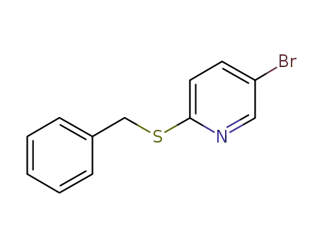 Molecular Structure of 874959-69-0 (5-bromo-2-[(phenylmethyl)thio]pyridine)