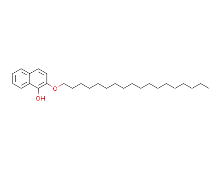 Molecular Structure of 138555-73-4 (1-Naphthalenol, 2-(octadecyloxy)-)