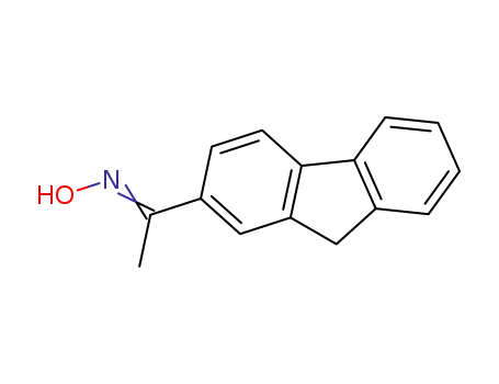 Molecular Structure of 110827-07-1 (Ethanone, 1-(9H-fluoren-2-yl)-, oxime)