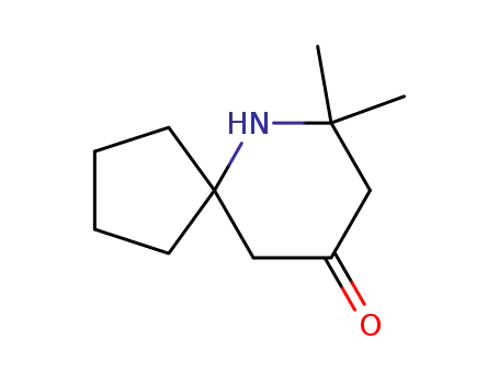 Molecular Structure of 22445-93-8 (6-Azaspiro[4.5]decan-9-one, 7,7-dimethyl-)