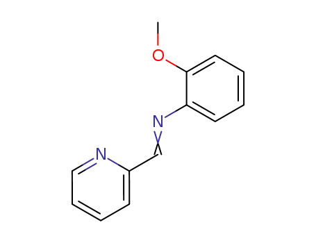 Molecular Structure of 26825-30-9 (2-[[(2-Methoxyphenyl)imino]methyl]pyridine)