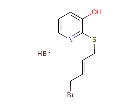 3-hydroxy-2-(4-bromo-2-buten-1-ylthio)pyridine hydrobromide