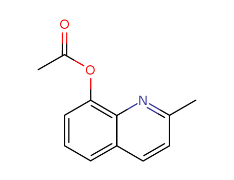 8-Quinolinol,2-methyl-, 8-acetate