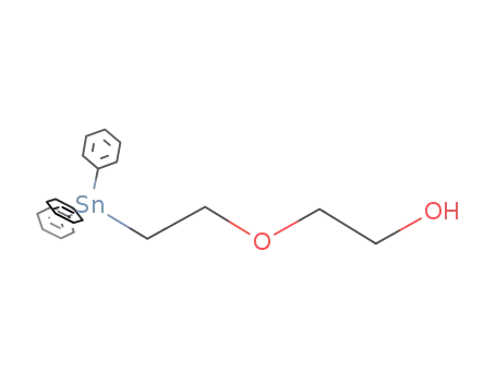 Molecular Structure of 918162-79-5 (Ethanol, 2-[2-(triphenylstannyl)ethoxy]-)